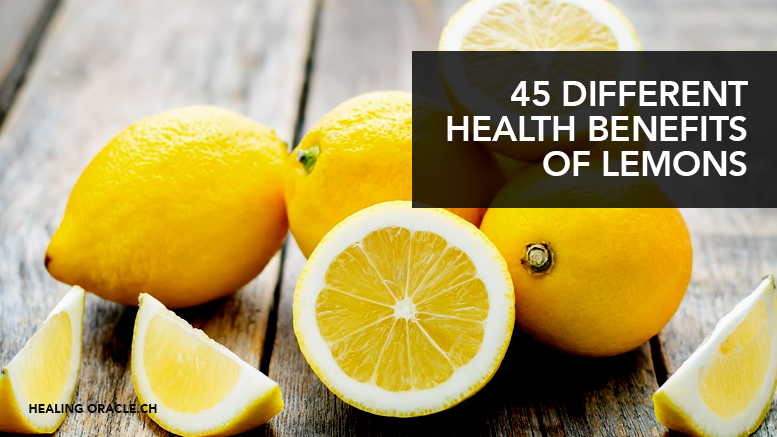 45 DIFFERENT HEALTH BENEFITS OF LEMONS