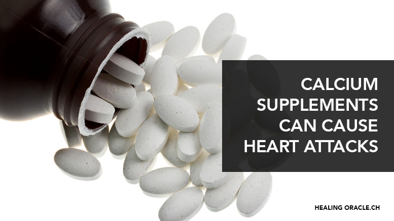 CALCIUM SUPPLEMENTS CAN CAUSE HEART ATTACKS