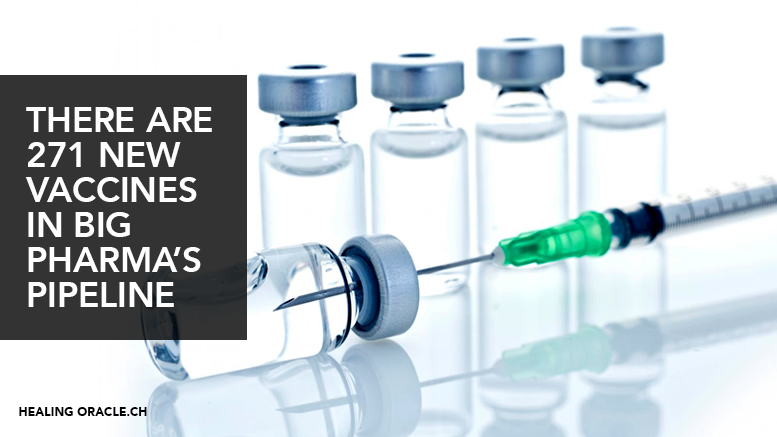 THERE ARE 271 NEW VACCINES IN BIG PHARMAS PIPELINE