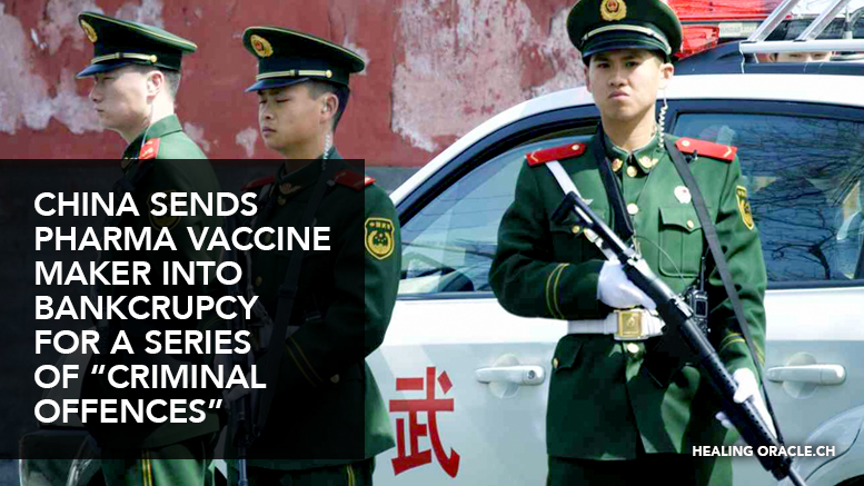 CHINA PROTECTS THEIR OWN BY PUNISHING THE CRIMES OF BIG PHARMA