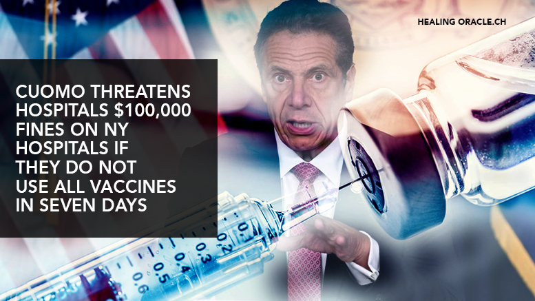 Governor Cuomo forces fines on hospitals for not using vaccines
